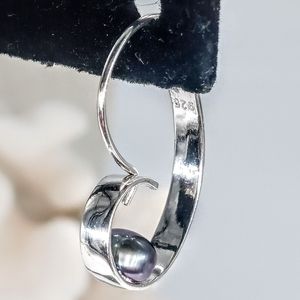 Freshwater Pearl Earrings Sterling Silver